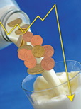 2014 starke Preiskorrekturen am Milchmarkt