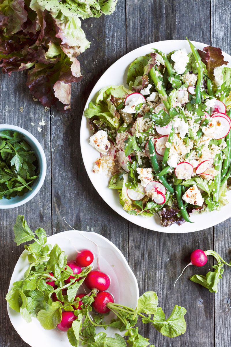 lw-heute.de – Gemischter Salat mit Radieschen und Käse | Gemischter ...