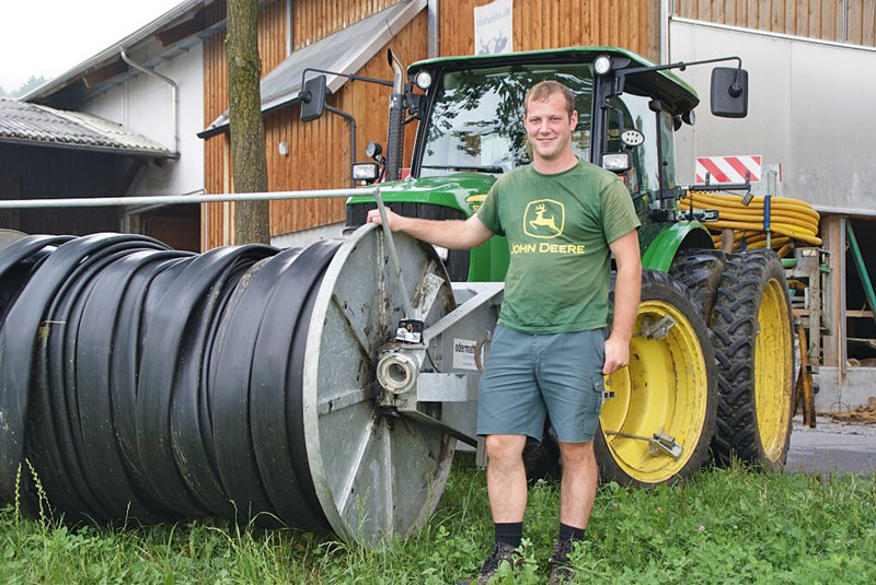 Schleppschläuche statt schwerem Fass