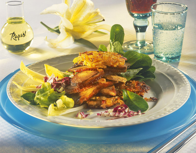 lw-heute.de – Feldsalat mit gebratener Honig-Gänsebrust | Feldsalat mit ...