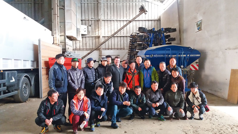 Landwirte aus Korea in Hessen