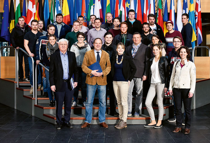 Besuch im Europaparlament in Straßburg