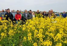 Landwirte und Imker tauschen Erfahrungen miteinander aus