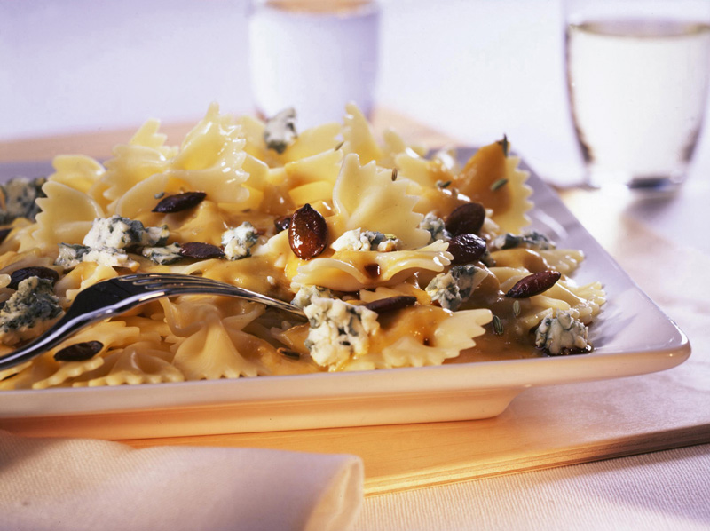 lw-heute.de – Farfalle mit Kürbissauce und Blauschimmelkäse | Farfalle ...