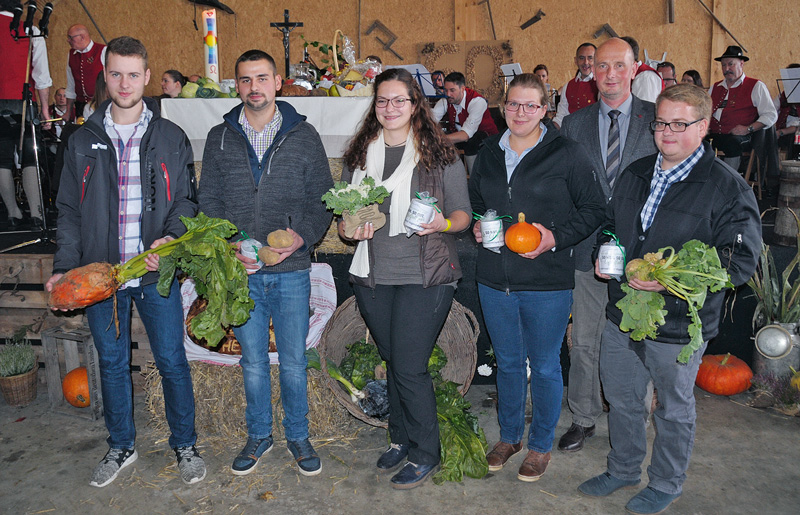 Landwirte haben mit viel Fleiß die Ernte eingebracht
