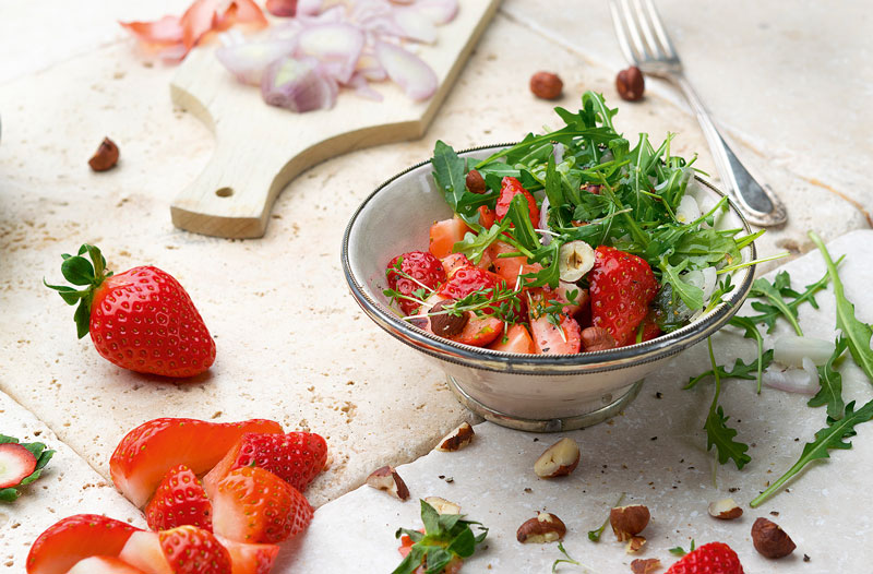 lw-heute.de – Erdbeer-Rucola-Salat | Erdbeer-Rucola-Salat