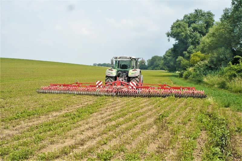 Unkraut mechanisch packen