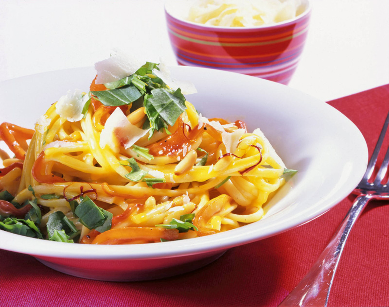 lw-heute.de – Linguine mit Paprika-Safran-Butter | Linguine mit Paprika ...