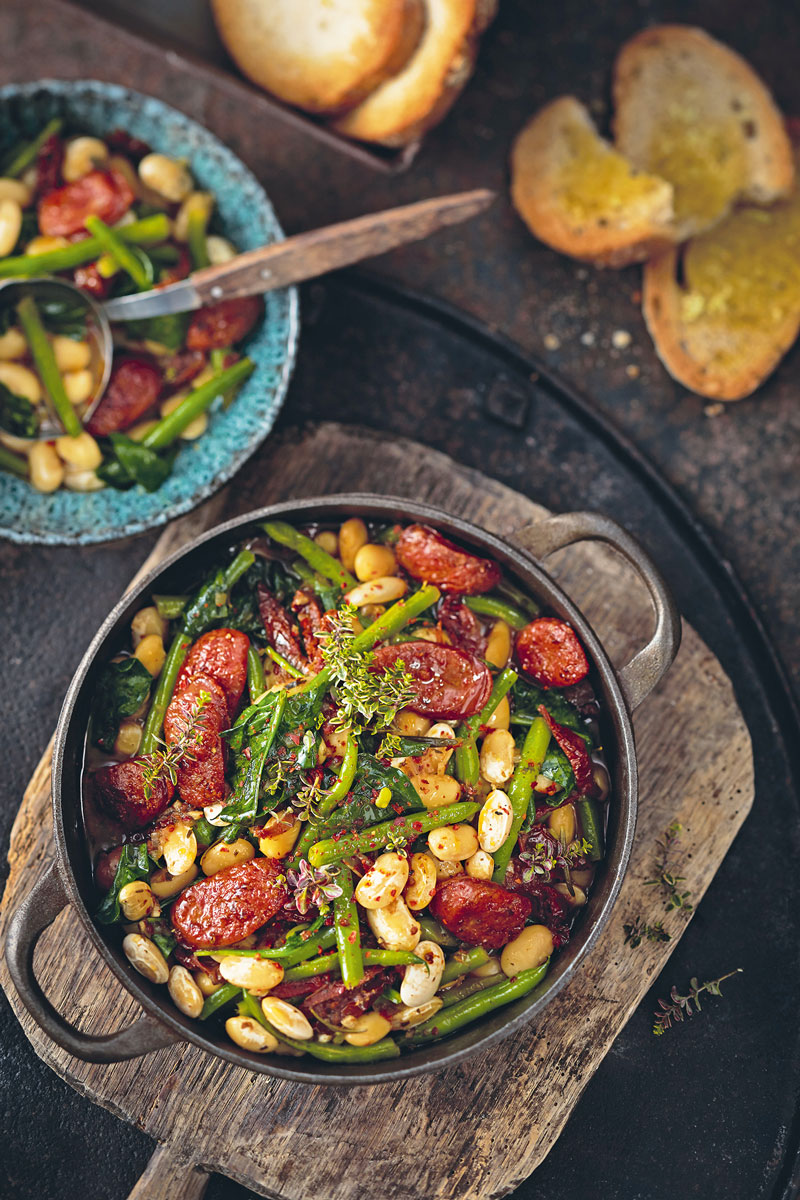 lw-heute.de – Bohneneintopf mit Spinat und Salsiccia | Bohneneintopf ...