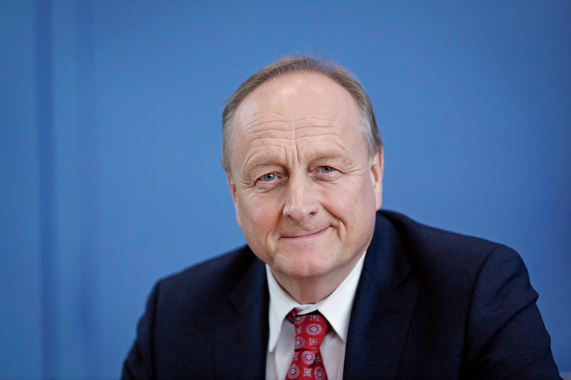DBV-Präsident Joachim Rukwied im Gespräch