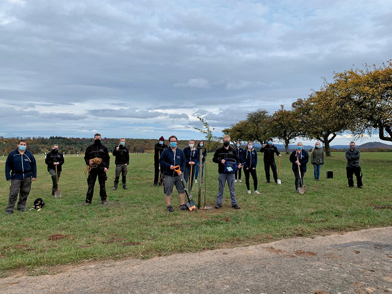 Baumpflanzaktion der Landjugend Freienhagen