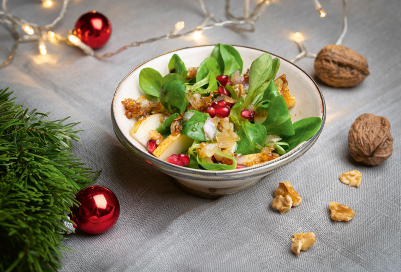lw-heute.de – Feldsalat mit Birnen und Granatapfel | Feldsalat mit ...