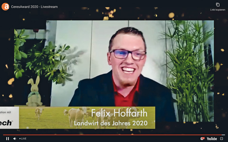 Felix Hoffarth aus Lohra ist Landwirt des Jahres 2020