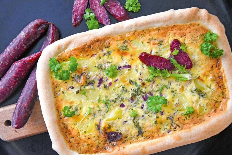 Kartoffel-Fenchel-Tarte 