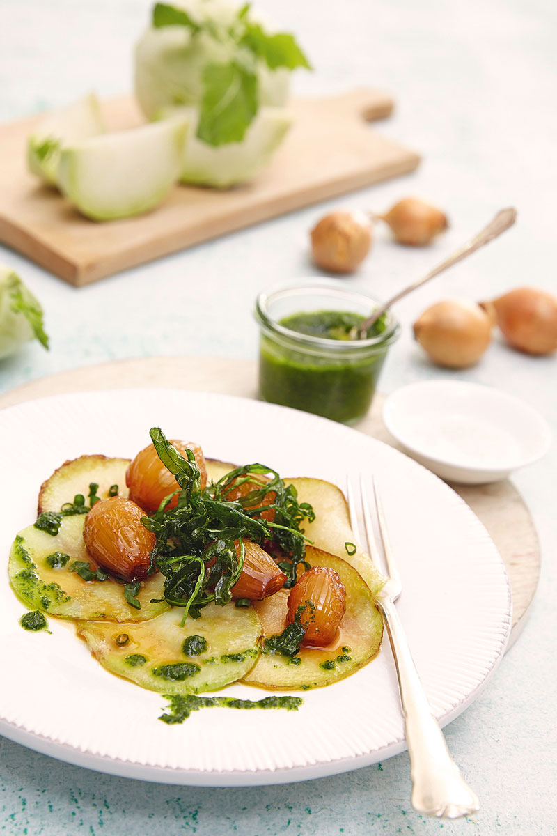 Kohlrabi-Carpaccio