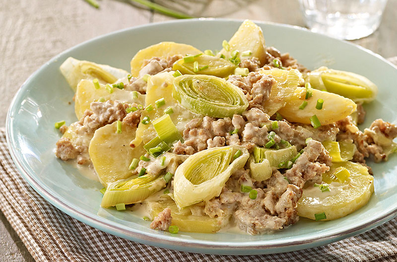 Schnelle Kartoffel-Hackfleisch-Pfanne