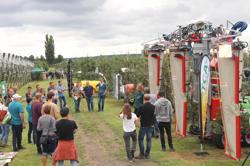 Abdriftmindernde Technik für den Obstbau vorgestellt