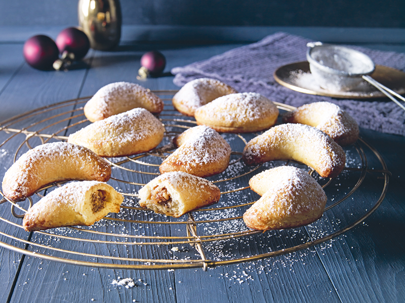 Leckere Marzipan-Kipferl