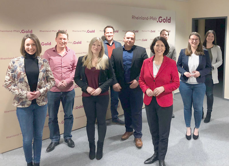 Jungweinprobe der Landjugend mit Weinbauministerin Schmitt