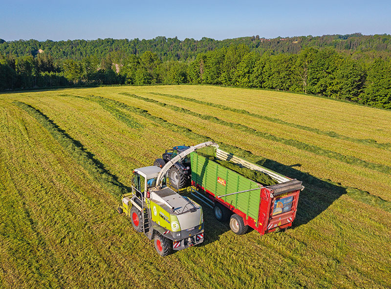 Grassilagen nicht zu trocken einsilieren