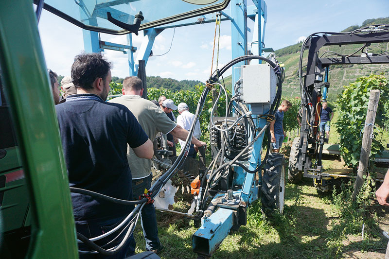 Blick in die autonome Zukunft im Weinbau