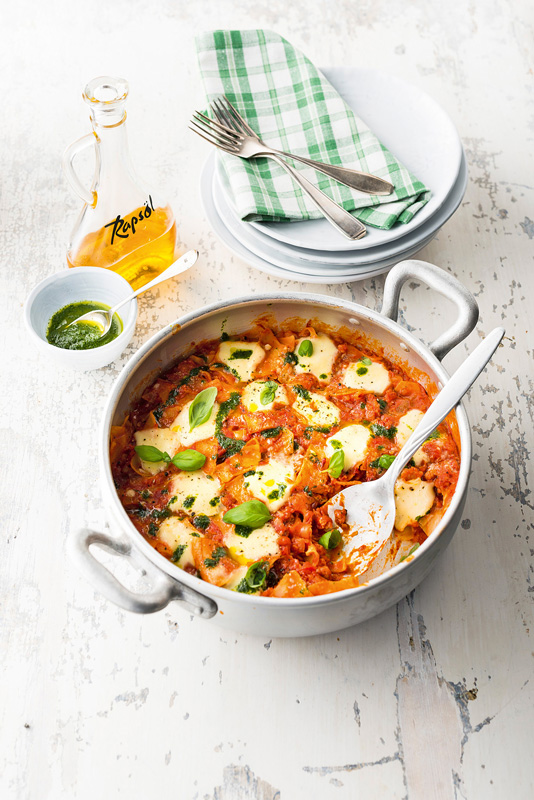 lw-heute.de – One-Pot-Lasagne mit Basilikumöl | One-Pot-Lasagne mit ...