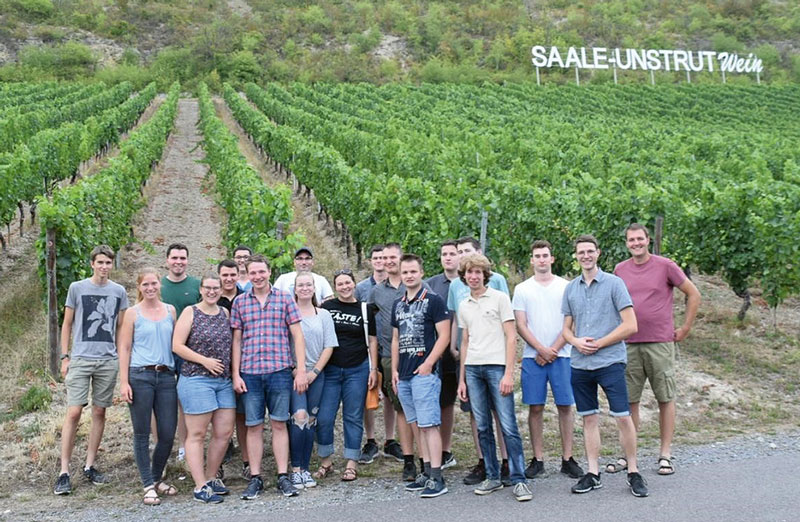 Landjugend erkundet Weinbaugebiet Saale-Unstrut