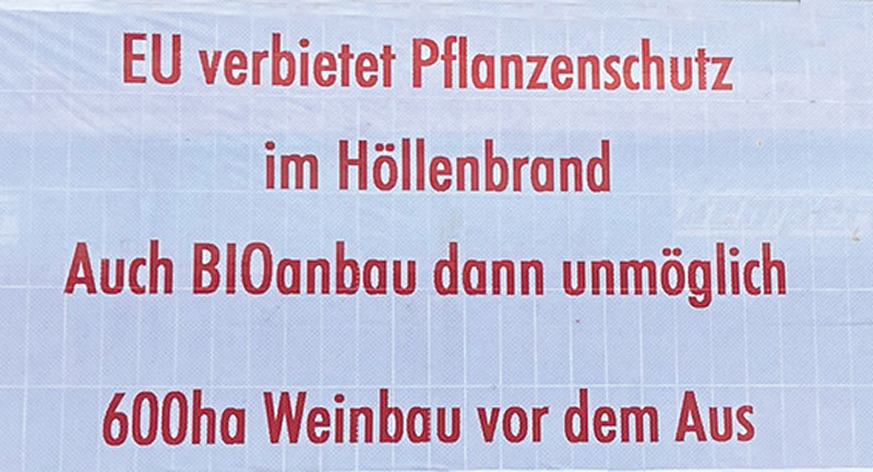 Betriebe setzen sich gegen Pflanzenschutzverbot zur Wehr