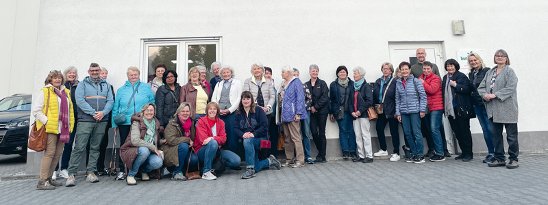 Bäuerinnenstammtisch Wetterau besichtigt Frischezentrum