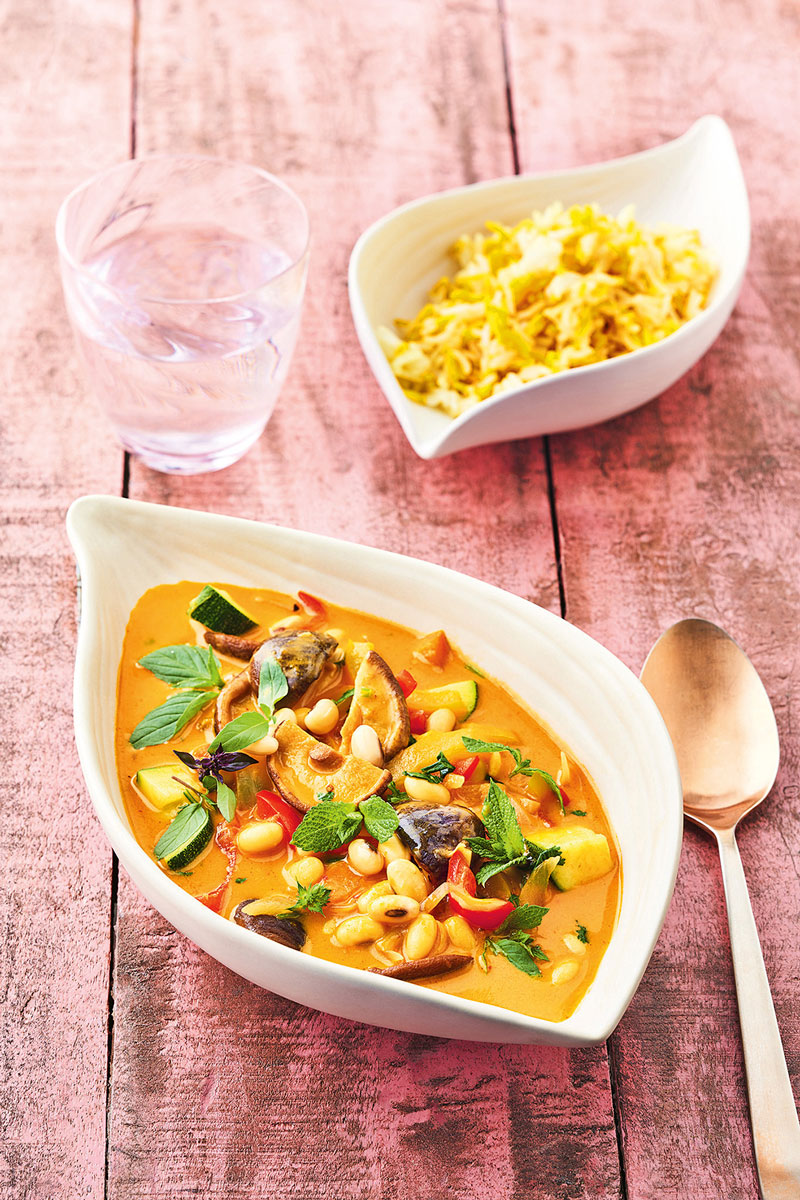 Sojabohnen-Curry