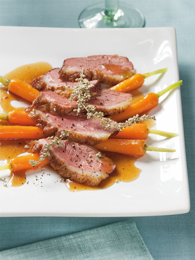 lw-heute.de – Gänsebrust mit Honig-Essig-Sauce und Möhren | Gänsebrust ...