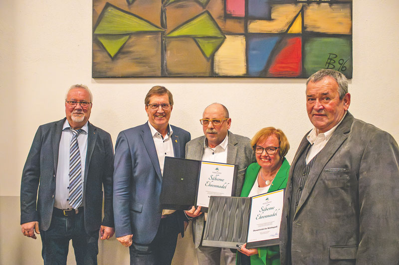 Reinhold Hörner und Ilse Wambsganß geehrt
