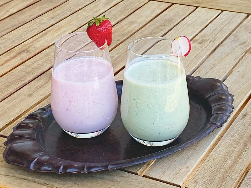 Herzhafter Milchshake
