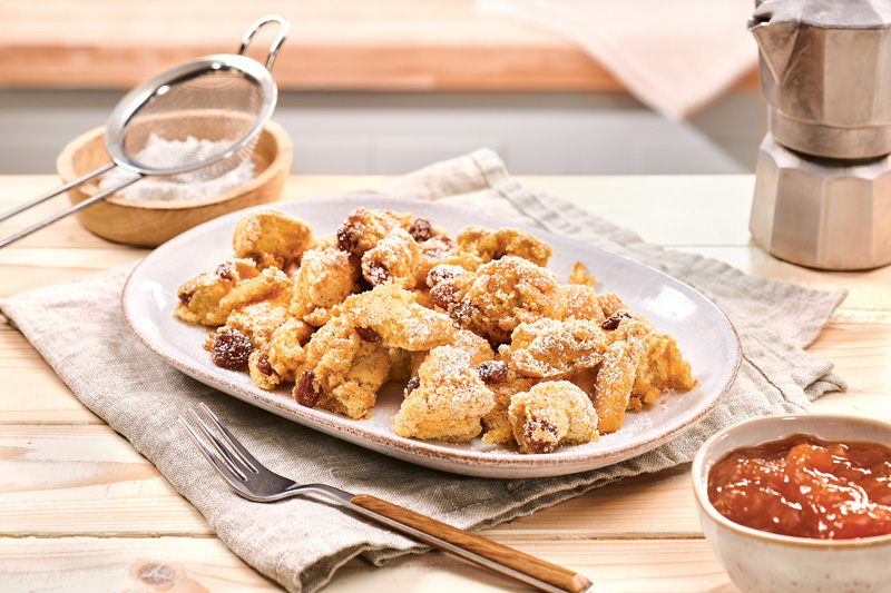 Kaiserschmarrn aus der Heißluftfritteuse