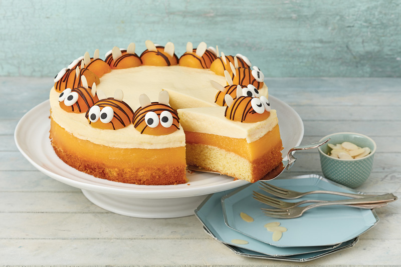 Fruchtiger Bienen-Kuchen