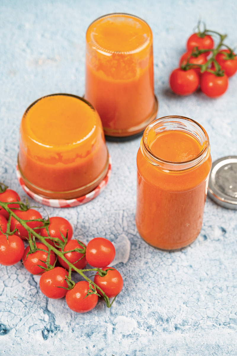 Tomaten-Ketchup ohne Zucker