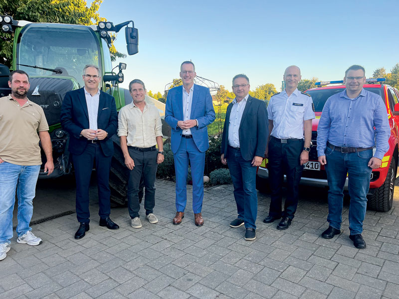 Innenminister Michael Ebling besucht Red Farmer