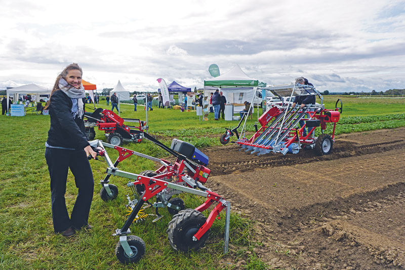 Technik für Direktvermarkter, zum Mulchen und Boden scannen