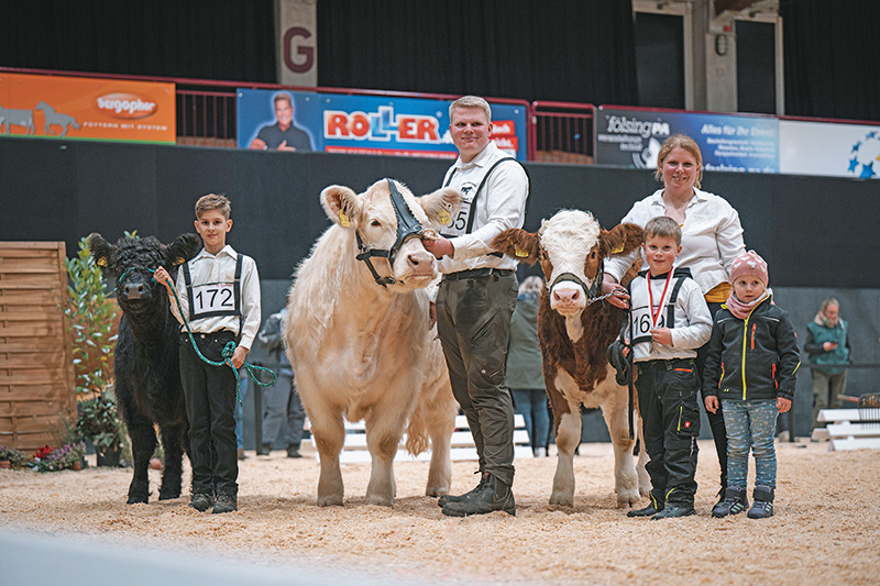 Die Jugend zeigt ihr Talent für die Rinderzucht beim Alsfelder Jungzüchtertag