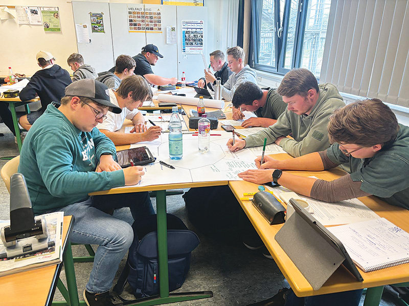 Schulalltag in der Berufsschule 