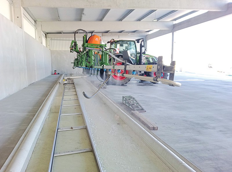 Vorbereitung der Spritze auf die Pflanzenschutzsaison 