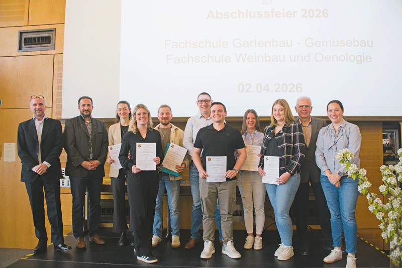 Abschlussfeier der staatlich geprüften Wirtschafter am DLR