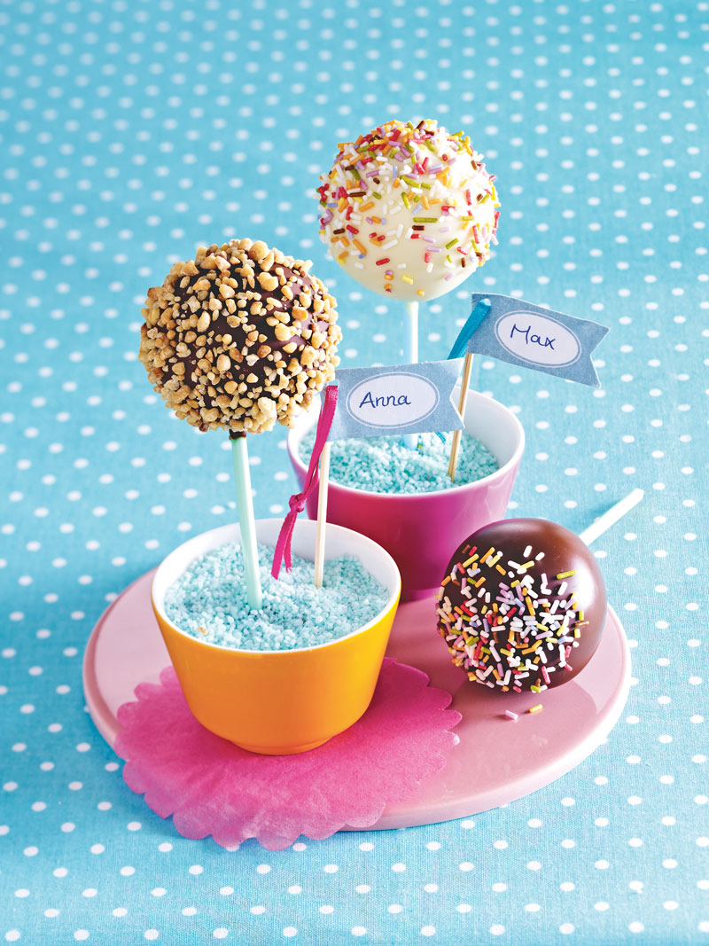 Bunte Cake-Pops